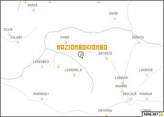 map of Maziombo-Kiombo
