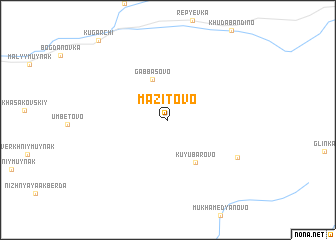 map of Mazitovo