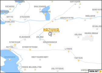 map of Mazivka