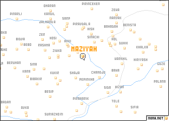 map of Māzīyah