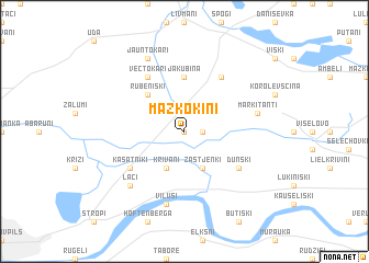 map of Mazkokini