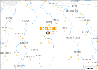 map of Mazlauki