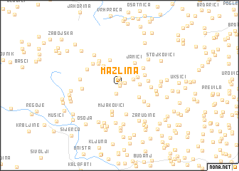 map of Mazlina