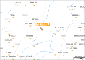 map of Mazmanlı