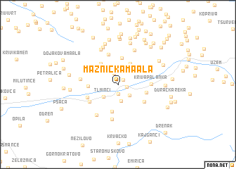 map of Maznička Maala