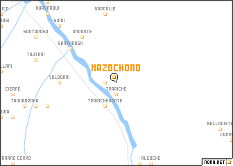 map of Mazochono