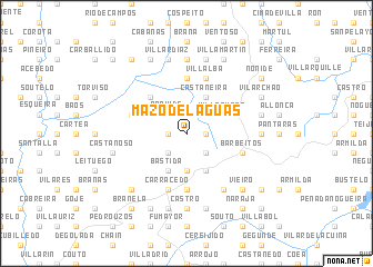 map of Mazo de Lagúas