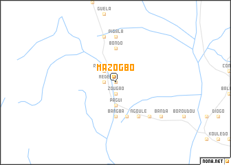 map of Mazogbo