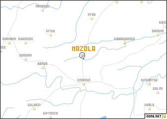 map of Mazola