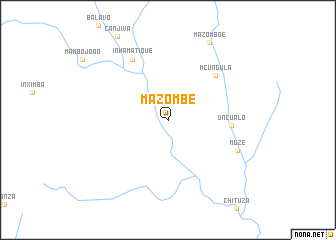 map of Mazombe