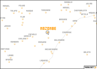 map of Mazombe