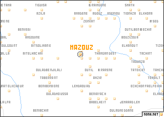 map of Mazouz