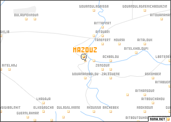 map of Mazouz