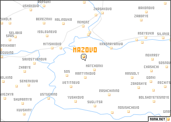 map of Mazovo