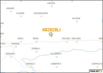 map of Mazozoli