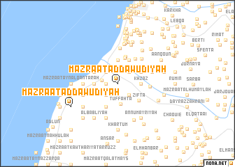 map of Mazra‘at ad Dāwūdīyah