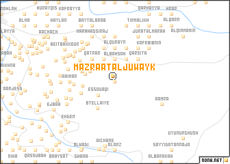 map of Mazra‘at al Juwayk