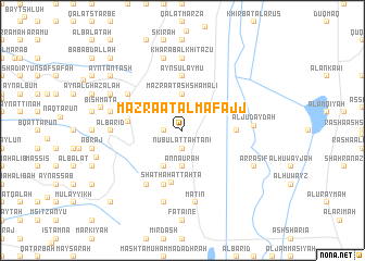 map of Mazra‘at al Mafajj