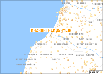 map of Mazra‘at al Muşayliḩ