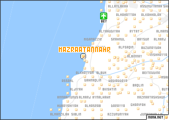 map of Mazra‘at an Nahr