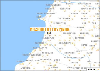 map of Mazra‘at aţ Ţayyibah