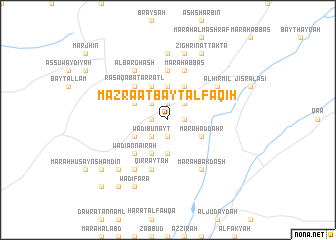 map of Mazra‘at Bayt al Faqīh