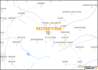 map of Mazra‘at Fad‘ā