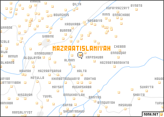 map of Mazra‘at Islāmīyah