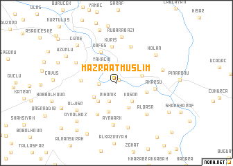 map of Mazra‘at Muslim