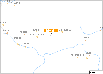 map of Mazrāb