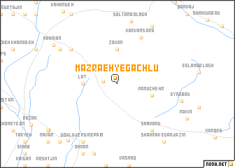 map of Mazra‘eh-ye Gachlū