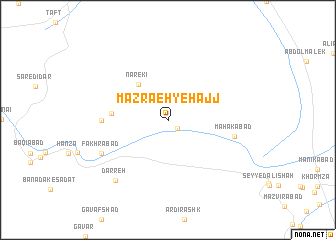 map of Mazra‘eh-ye Ḩājj