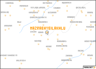 map of Mazra‘eh-ye Īlākhlū