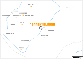 map of Mazra‘eh-ye Lamsū