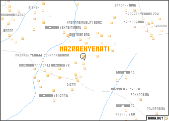 map of Mazra‘eh-ye Mati