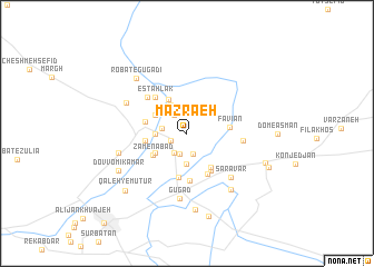 map of Mazra‘eh