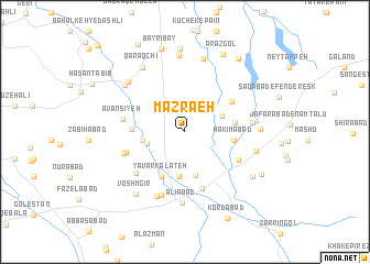 map of Mazra‘eh