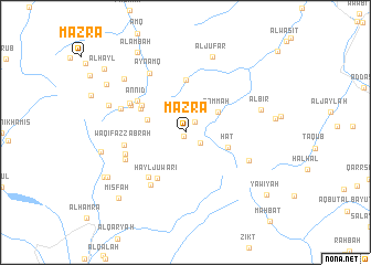 map of Mazra‘