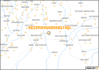 map of Maz̄r Pīr Muhammad Taqi