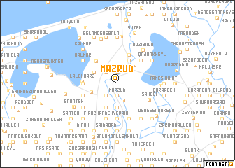 map of Mazrūd