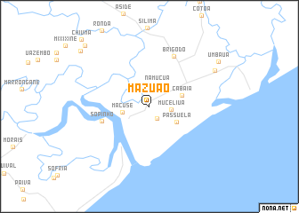 map of Mazuão