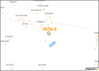 map of Mazulo