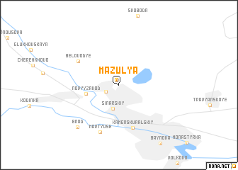 map of Mazulya