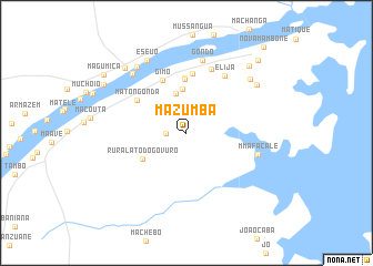 map of Mazumba