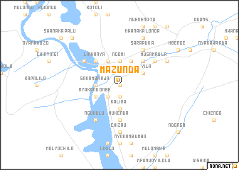 map of Mazunda