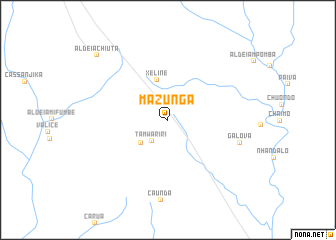 map of Mazunga