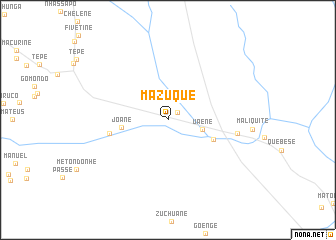 map of Mazuque