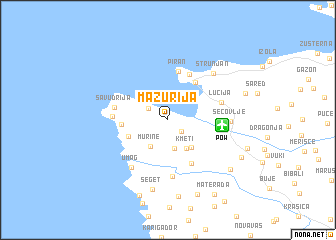 map of Mazurija