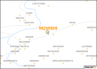 map of Mazurovo