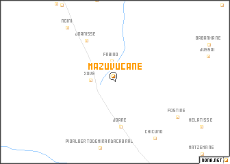 map of Mazuvucane